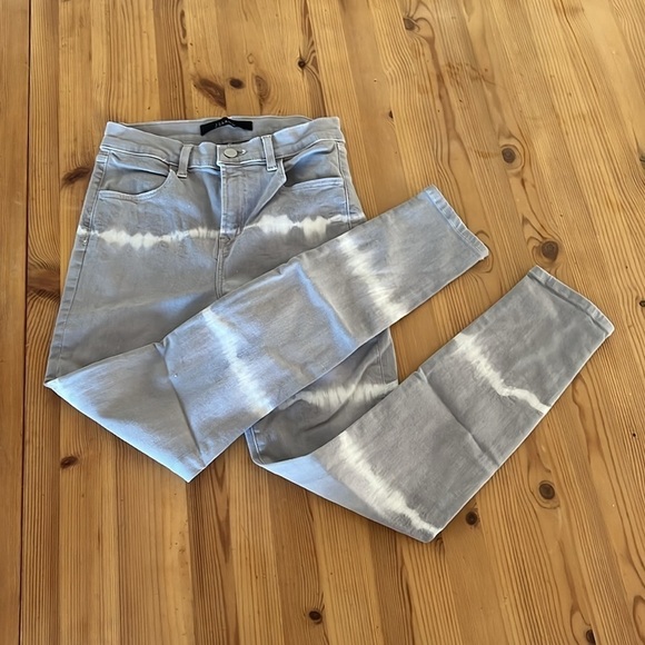 J Brand Gray Alana Georgetown Shockwave High-Rise Crop Jeans NWOT Size 25 JB - Picture 7 of 8